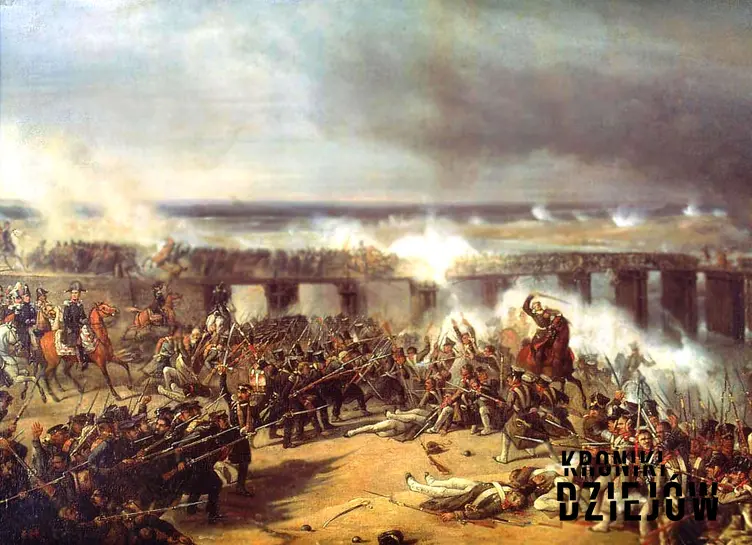 Powstanie listopadowe 1830-1831 r. miało burzliwy przebieg i wiązało się z wieloma bitwami różnego rodzaju - obraz przedstawia Bitwę pod Ostrołęką Karola Malankiewicza
