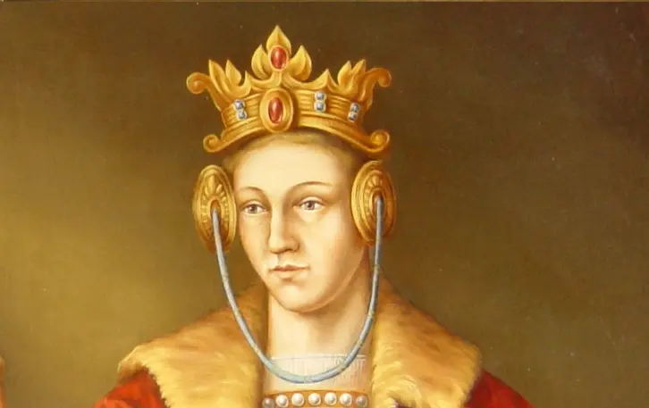 Elżbieta córka Kazimierza Wielkiego i Anny Giedyminówny na obrazie z Zamku Książąt Pomorskich