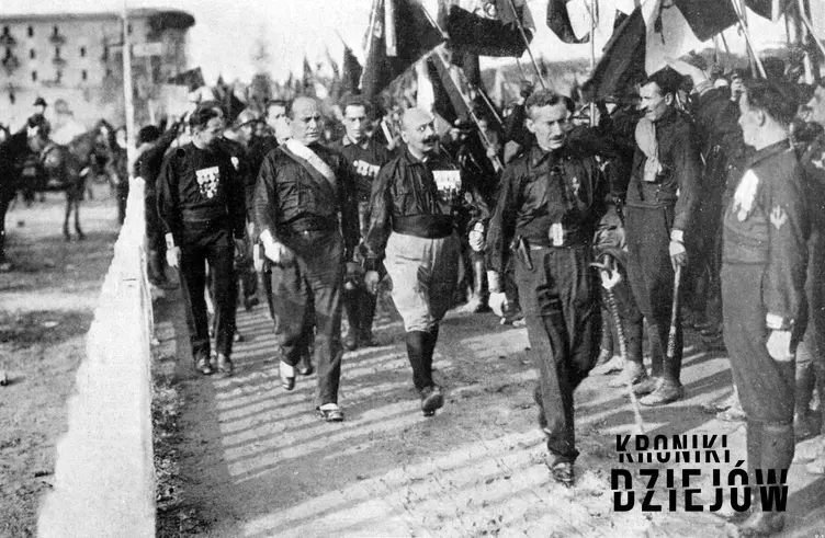 Marsz Czarnych Koszul na Rzym z 1922 roku to początek utworzenia państwa faszystowskiego