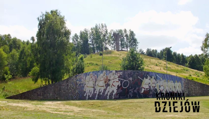 Mural upamiętniający Bitwę pod Cedynią