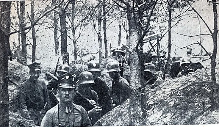 Powstanie Wielkopolskie 1918-1919 r. to ważne wydarzenie w historii Polski - na fotografii żołnierze, uczestnicy Powstania Wielkopolskiego