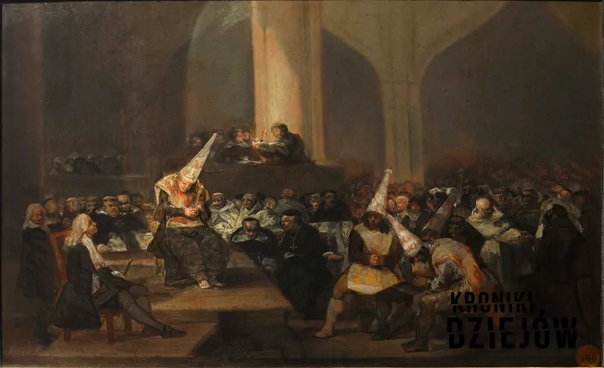 Obraz Francisco de Goya, trybunał inkwizycji