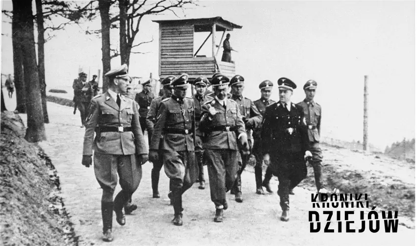 Przywódcy SS w obozie Mauthausen