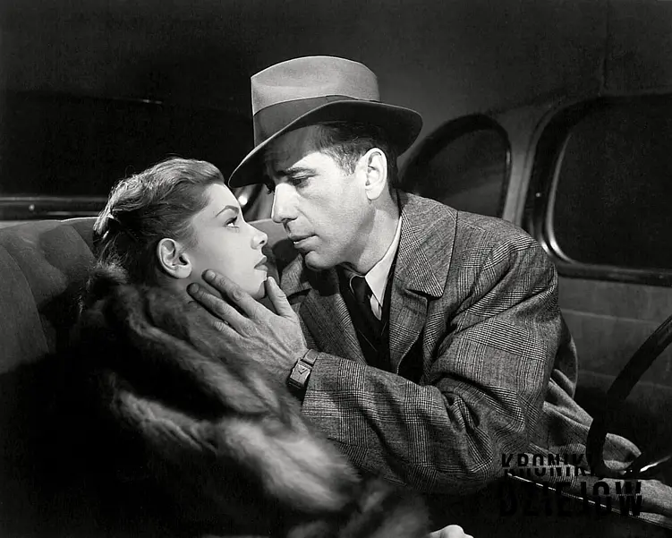 Kadr z filmu "Wielki sen", a także Humphrey Bogart i Lauren Bacall i historia miłości z wielkiego ekranu