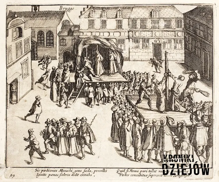 Egzekucja franciszkańskich mnichów, a także inne metody karania za homoseksualizm na przestrzeni wieków w historii świata