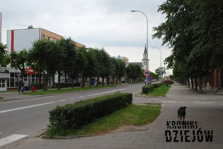Ulica 3 Maja w Hajnówce - miejscowości, gdzie urodził się i dorastał ks. Tomasz Lewczuk oraz historia jego śmierci