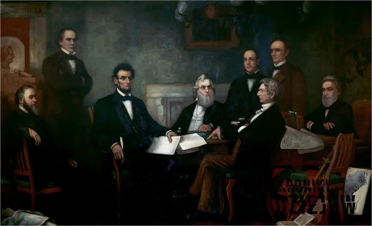 Pierwsze czytanie Proklamacji Emancypacji, obraz Francisa Biknella Carpentera z 1864 roku