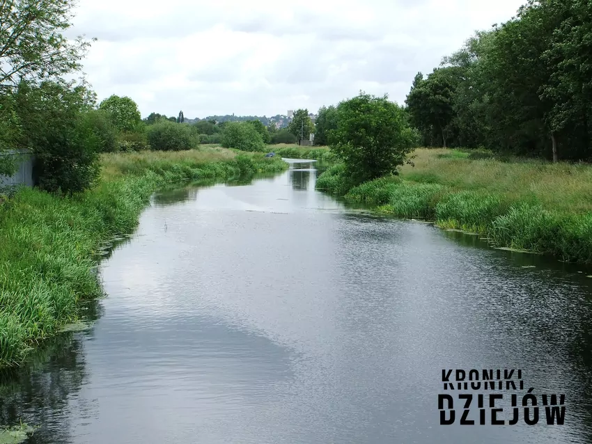 Rzeka Witham na południu miasta Lincoln