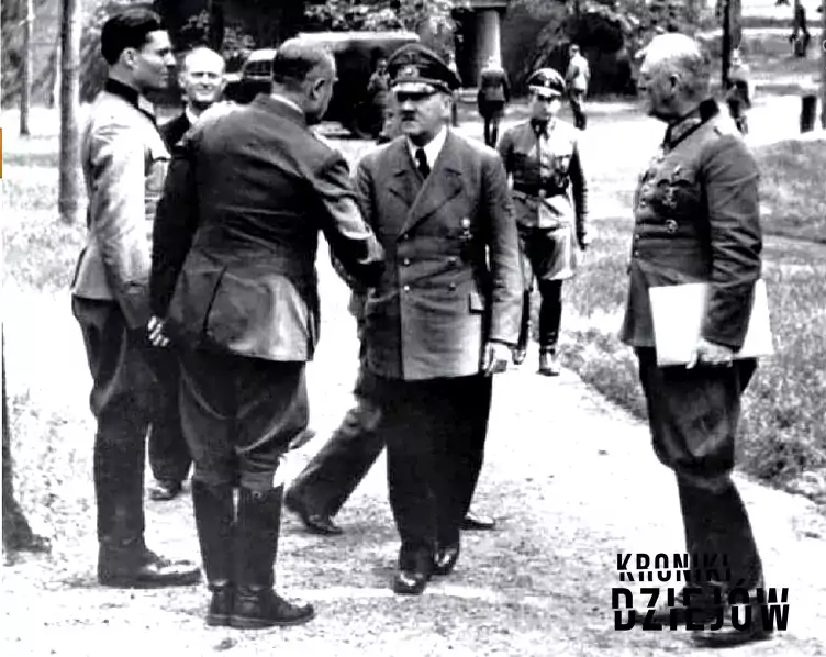 Claus von Stauffenberg, Hitler i Keitel