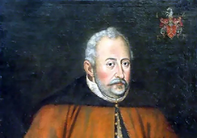 Jan Zamoyski na obrazie Jana Szwankowskiego, a także informacje o jego byciu rektorem w Padwie