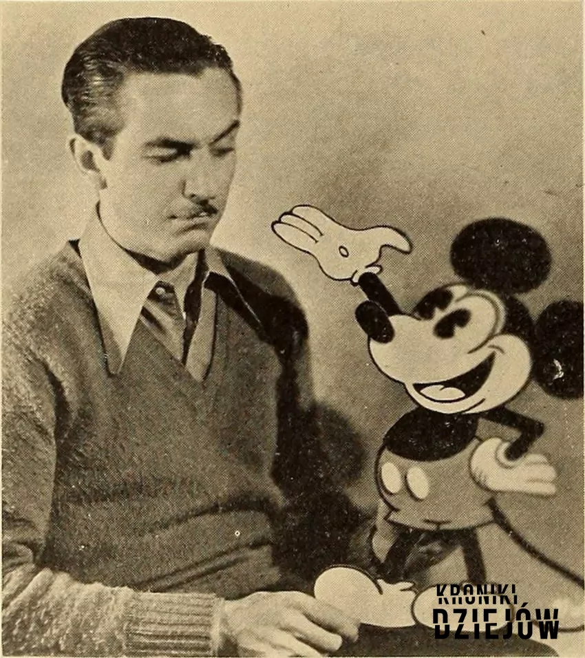 Walt Disney z Myszką Miki