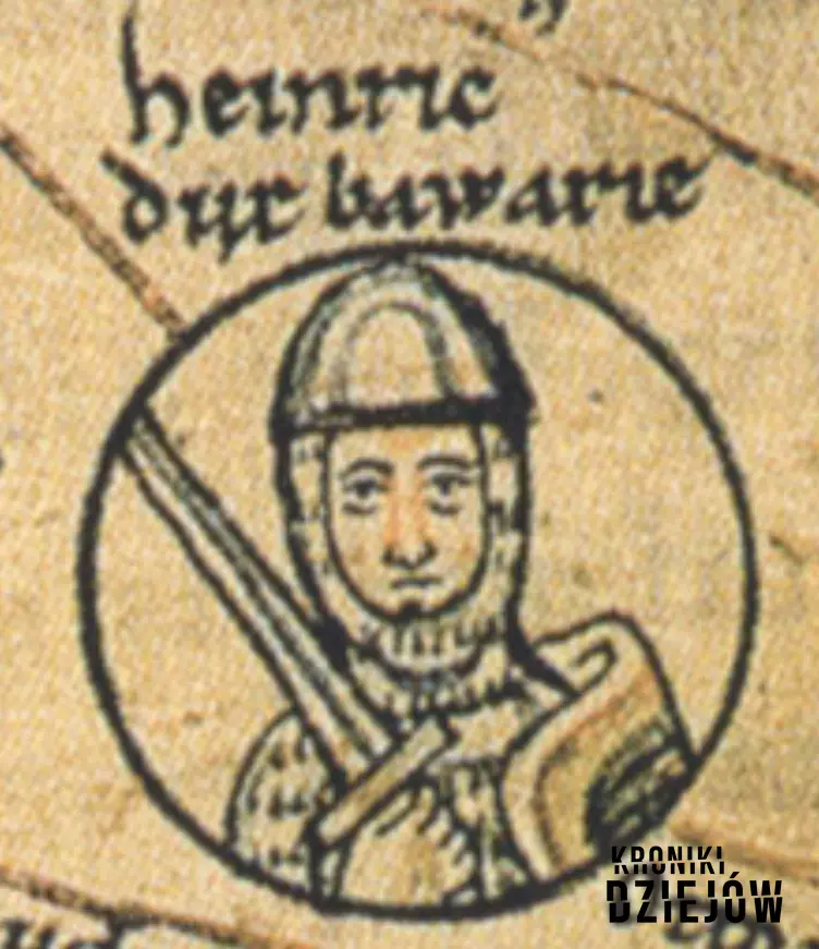 Henryk I książę Bawarii oskarżony o to, że targnął się na życie Bolesława Chrobrego