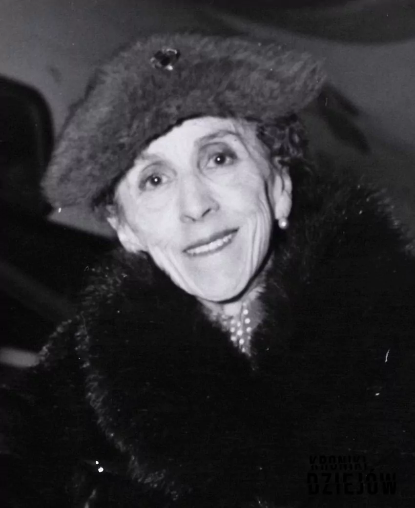 Karen Blixen na lotnisku, 1957