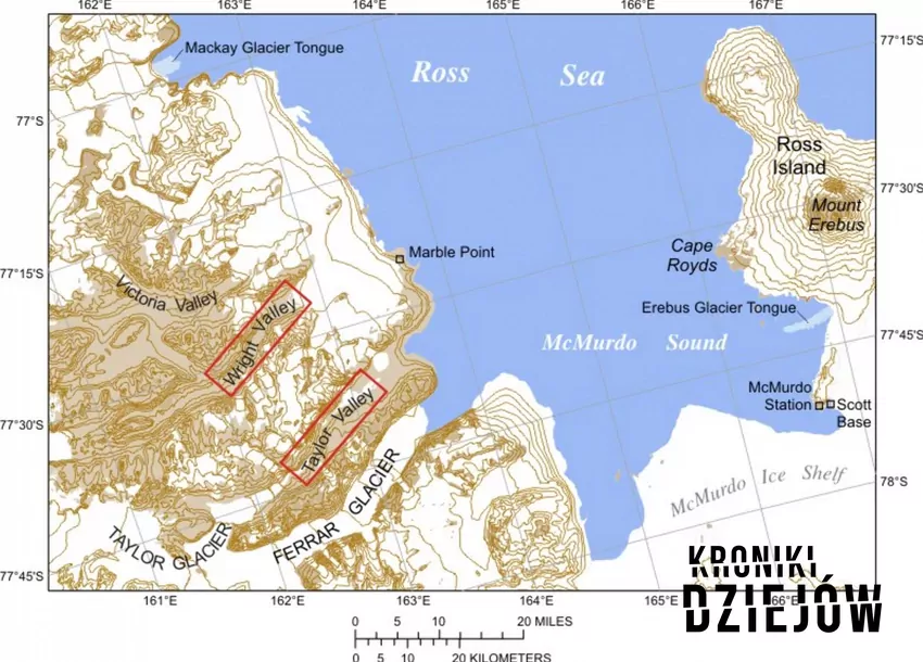 McMurdo Sound na Antarktydzie