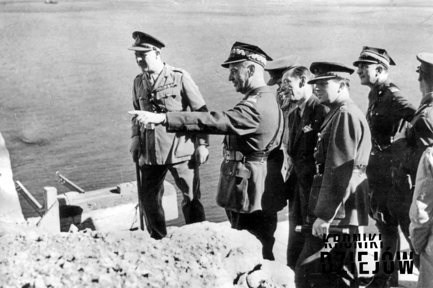 Generał Sikorski na Gibraltarze 1941