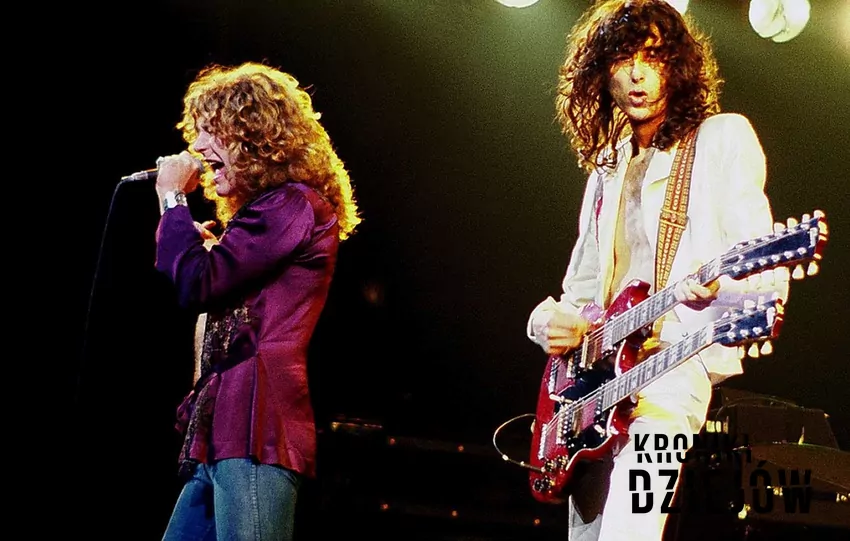 Robert Plant i Jimmy Page 1977