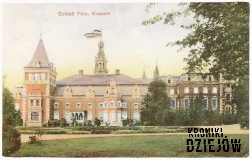 Pałac w Krowiarkach, 1908 rok