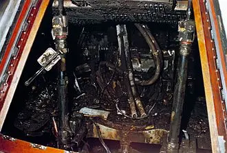 Jednocześnie podano do wiadomości, że NASA dysponuje filmem, na którym jest zarejestrowany pożar na zewnątrz statku i wygląd wnętrza kabiny zaraz po ugaszeniu ognia.