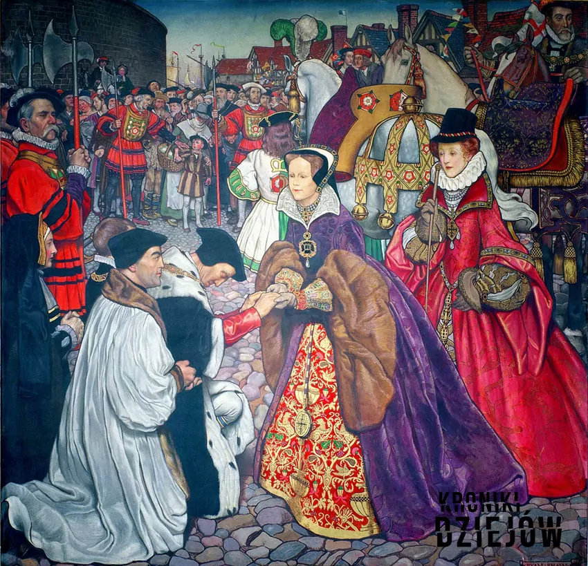 Maria I Tudor wjeżdża do Londynu