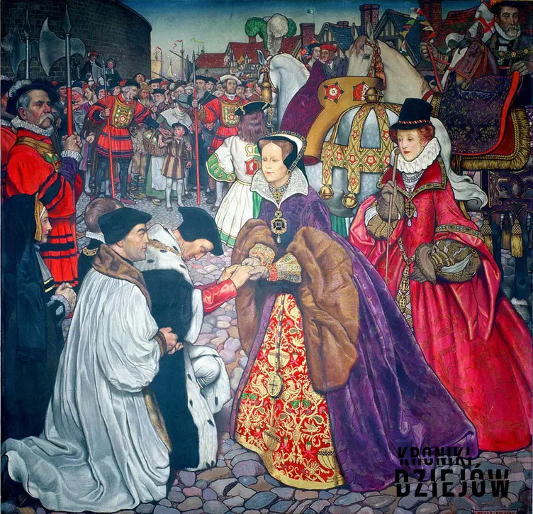 Maria I tudor, córka Henryka XVIII i jej historia - kontrowersje wokół Krwawej Mary, koronacja, droga do tronu