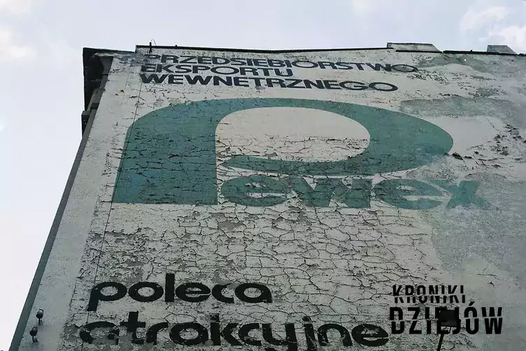 Reklama Pewexu w PRL Łódź