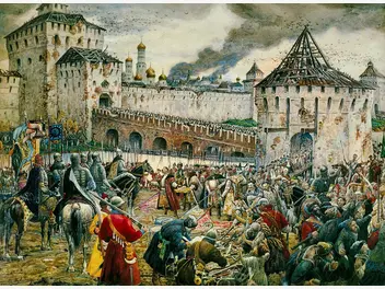 Ilustracja artykułu atak oraz zdobycie moskwy przez wojska polskie za panowania zygmunta iii wazy