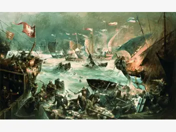 Ilustracja artykułu bitwa morska w zatoce świeżej – data, strony, przyczyny, przebieg, znaczenie
