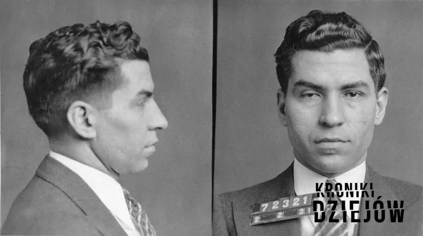 Policyjne zdjęcie Lucky Luciano.