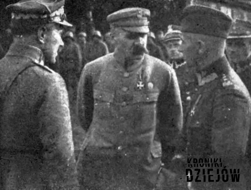 Piłsudski i Rydz-Śmigły przed bitwą