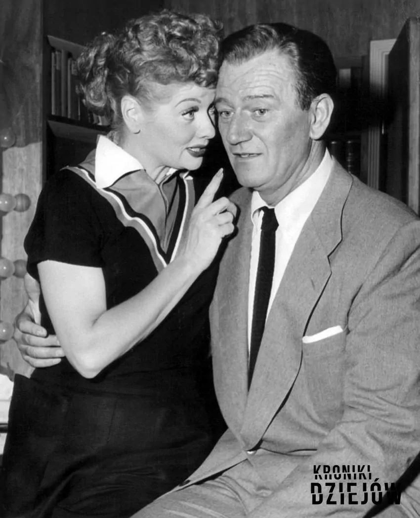 Lucille Ball i John Wayne