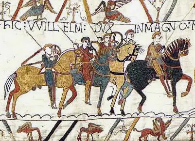 Kronika bitwy angielsko-normandzkiej w 1066 roku, Wilhelm Zdobywca jako nieślubny syn księcia Normandii Roberta Diabła i Herletty