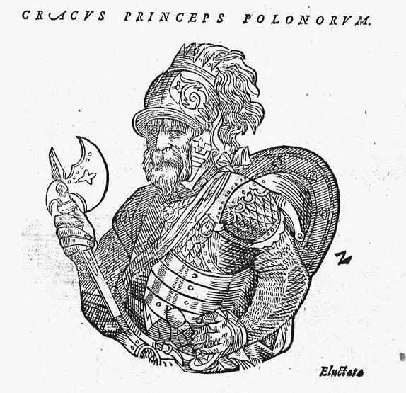 Ilustracja przedstawiająca Kraka, czyli dawnego króla Polski, kto założył Kraków, czy kopiec Kraka jest grobowcem