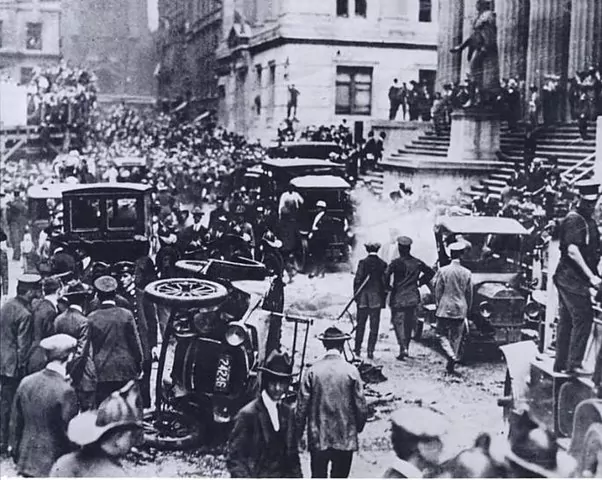 Wall Street zamach bombowy 1920