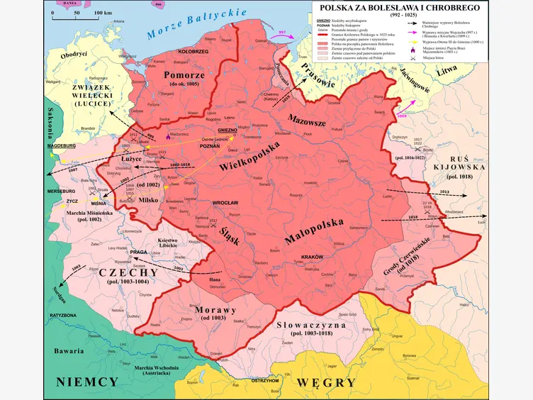 Ilustracja artykułu wielki pogrom niemców w 1015 roku. zapomniane zwycięstwo bolesława chrobrego