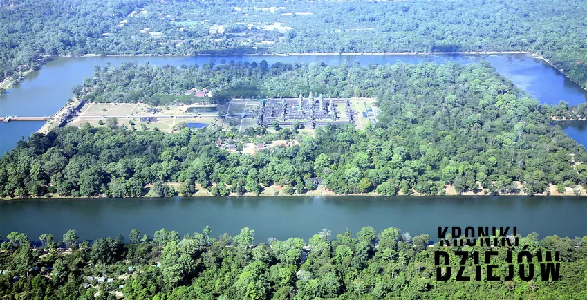 Świątynie Angkor Wat z powietrza