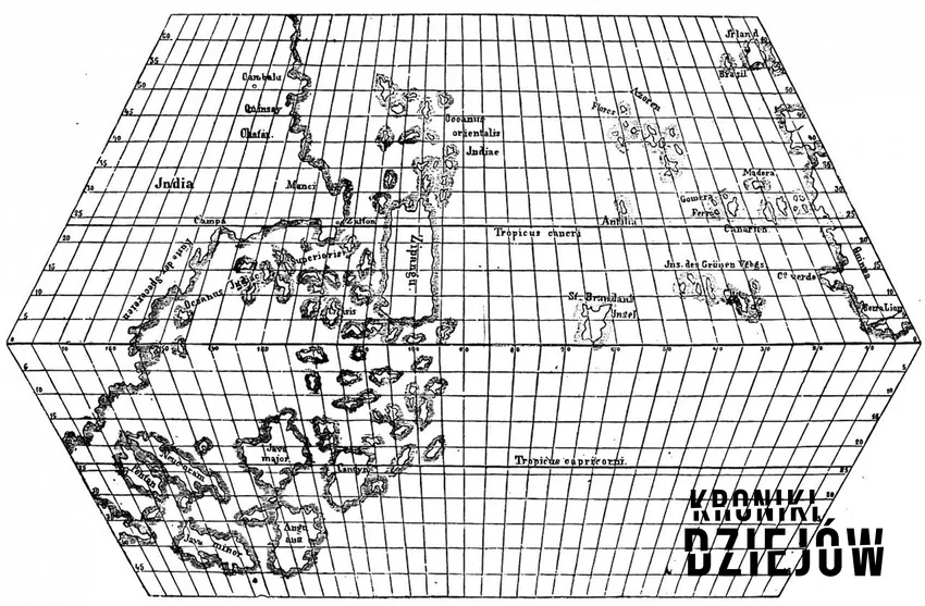 Mapa Toscanellego z XV wieku