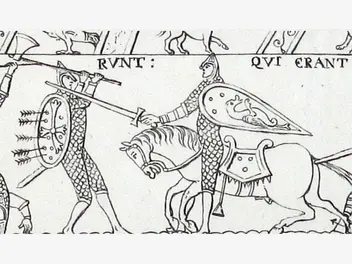 Ilustracja artykułu topory bojowe na średniowiecznym polu bitwy