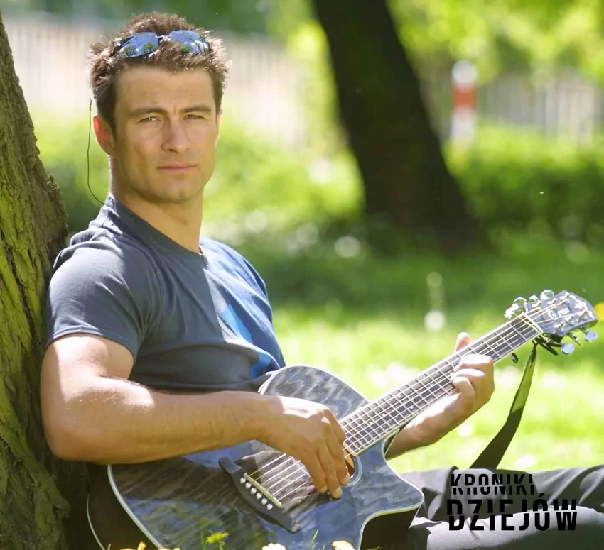 Waldemar Goszcz z gitarą