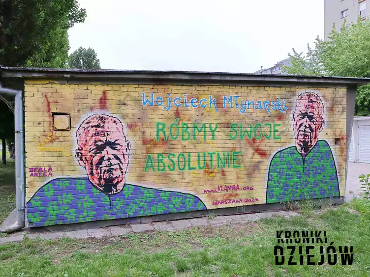 Mural Wojciecha Młynarskiego, wielka twórczość artysty