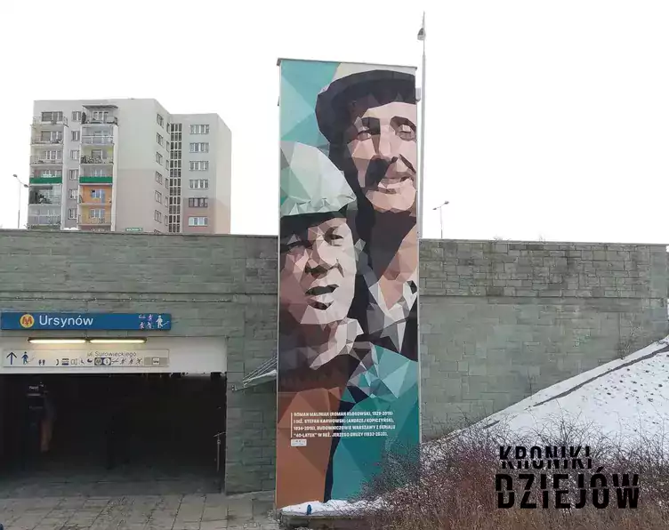 Mural "Czterdziestolatek" w Warszwie