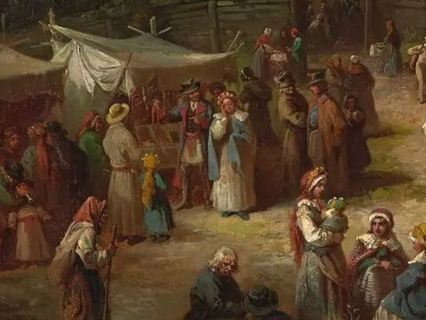Staropolskie jedzenie uliczne