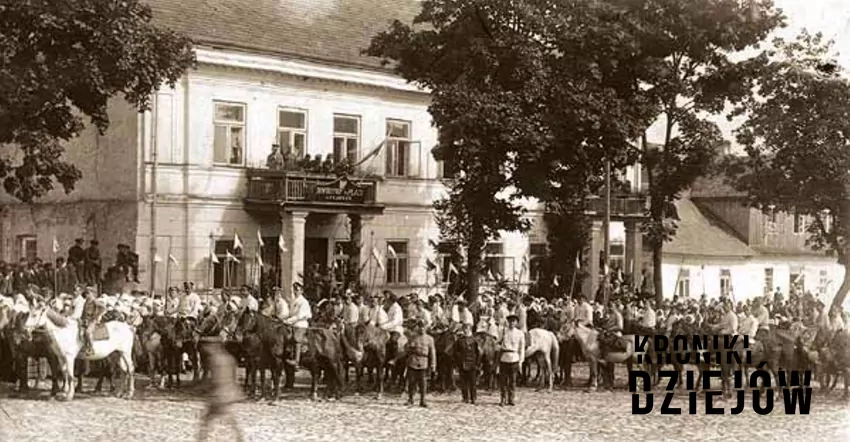 Parada kawalerii w Sejnach 1919