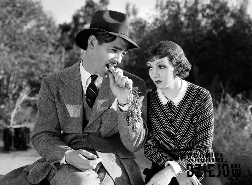 Clark Gable i Claudette Colbert