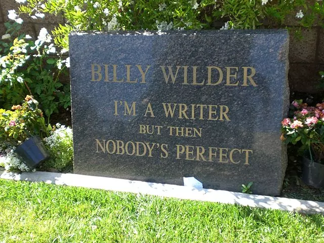 Billy Wilder, nagrobek