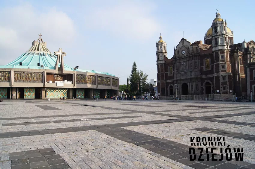 Stara i nowa bazylika w Mexico City - fot. Sebastian Wallroth Obraz Madonny z Guadalupe krok po kroku, czyli jego geneza, ciekawostki i wszystko co warto wiedzieć