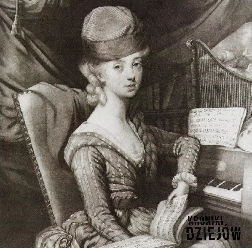 Izabela Czartoryska na portrecie G.F.L. Marchiego (1777), fot. domena publiczna/Wikipedia Izabela Czartoryska na portrecie G.F.L. Marchiego (1777)
