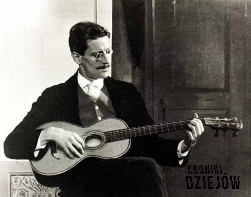 James Joyce miał liczne talenty, w tym muzyczne - fot.domena publiczna James Joyce i jego twórczość, a także życiorys poczytnego autora, największe dzieła i daty