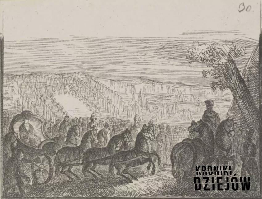 „Elekcya pod wolą Henryka Walezego”, litografia z epoki Pierwsza wolna elekcja krok po kroku, czyli dokładna data, zasady elekcji, kandydaci, najważniejsze wydarzenia, głosowanie