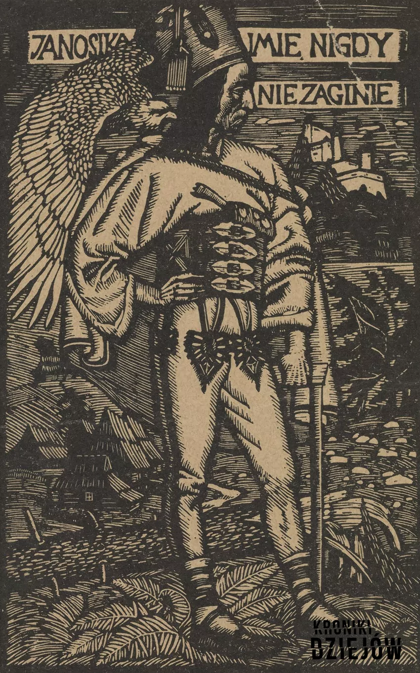 Janosik, drzeworyt Władysława Skoczylasa