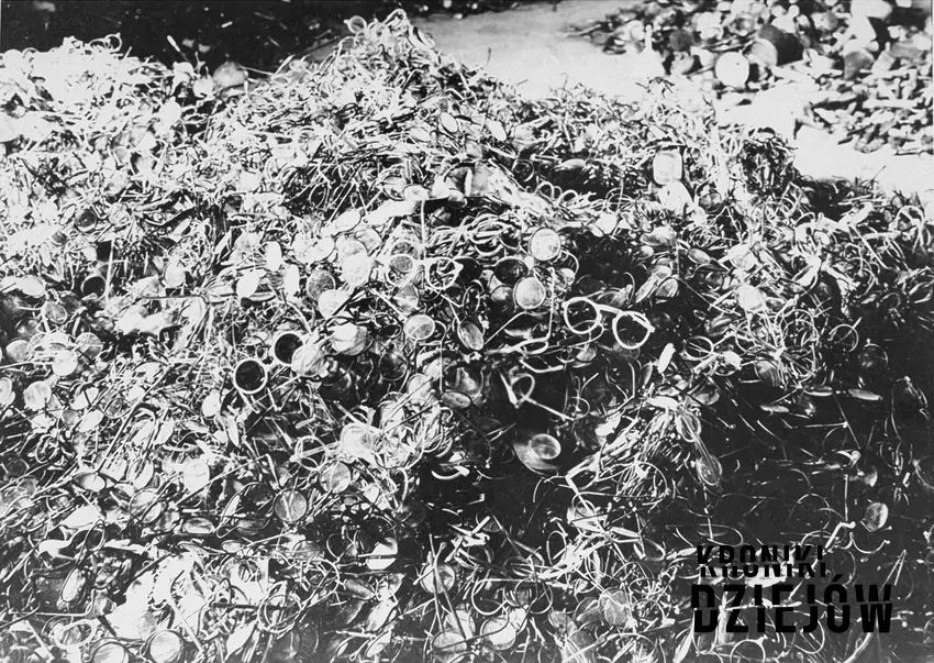 Okulary ofiar obozu Auschwitz-Birkenau (styczeń-luty 1945)